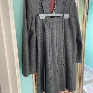 Vintage grey wool suit